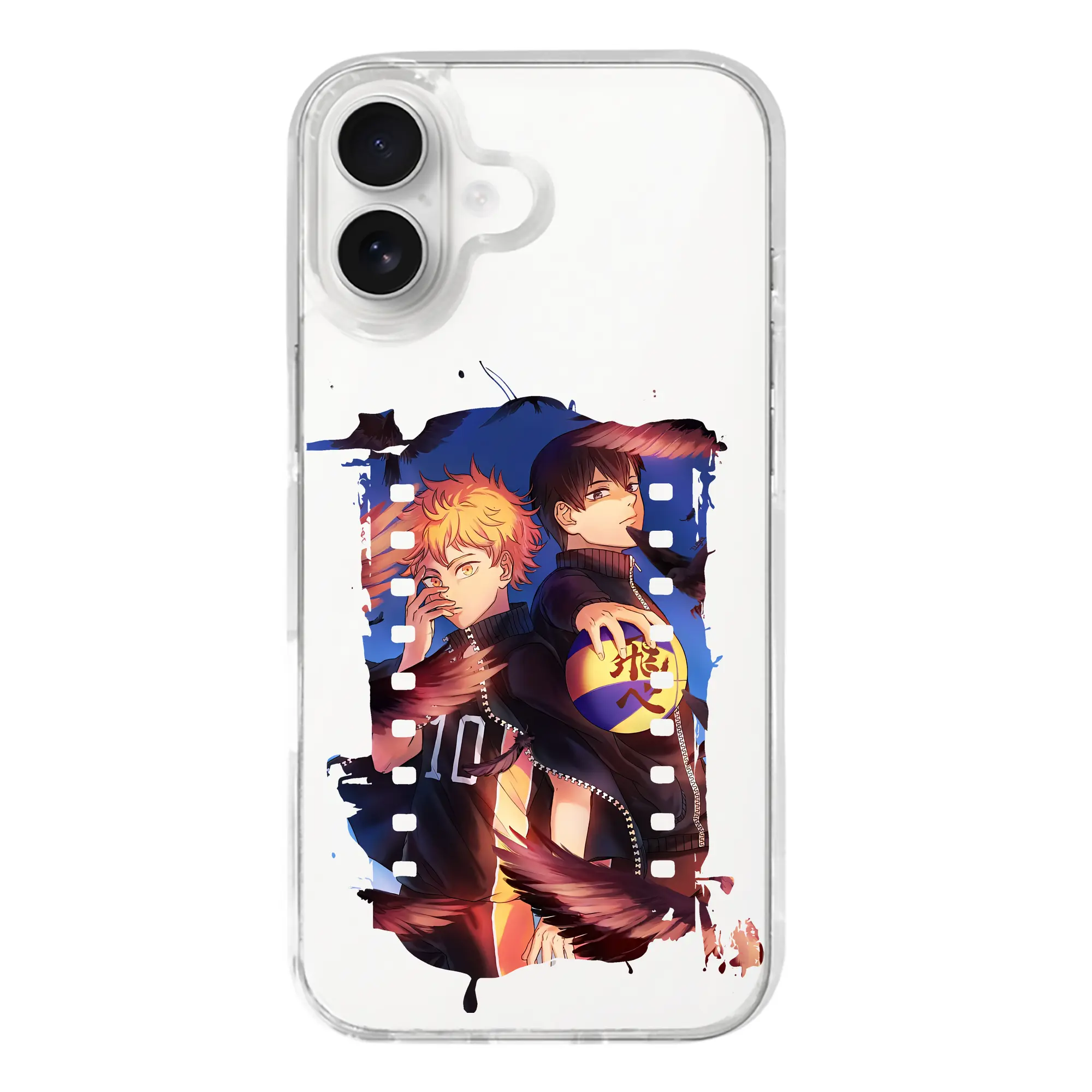 ハイキュー!! グッズ,日向翔陽 - iPhone 17シリーズ 透明スマホケース – 薄型・耐衝撃・精密フィット保護カバー